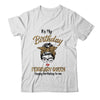 February Birthday Girl Queen Messy Bun Its My Birthday Leopard Shirt & Tank Top | siriusteestore