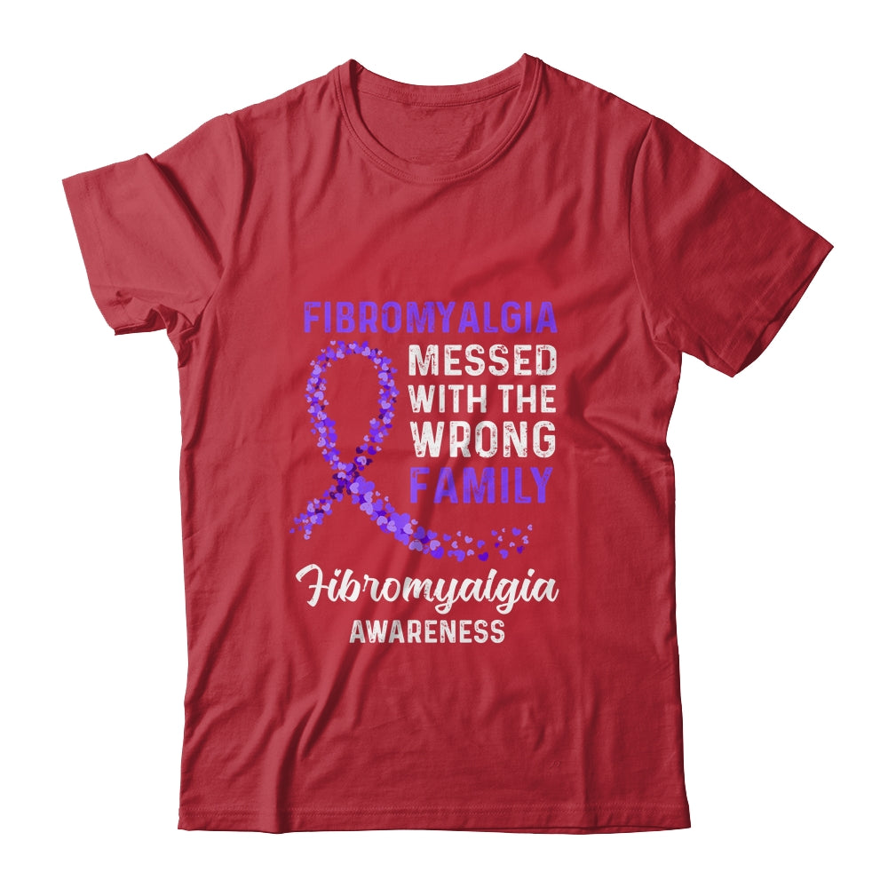 Fibromyalgia Awareness Messed With The Wrong Family Support Shirt & Hoodie | siriusteestore