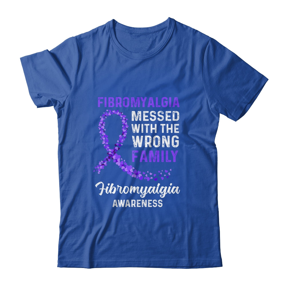 Fibromyalgia Awareness Messed With The Wrong Family Support Shirt & Hoodie | siriusteestore
