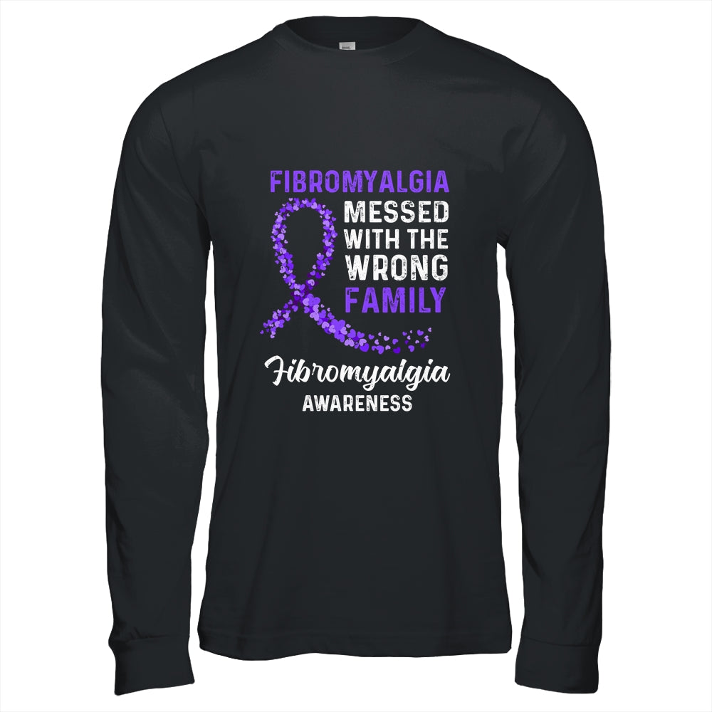 Fibromyalgia Awareness Messed With The Wrong Family Support Shirt & Hoodie | siriusteestore
