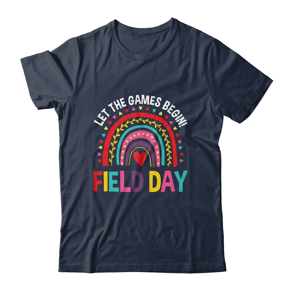 Field Day Let The Games Begin Colors Rainbow Girls Teachers Shirt & Tank Top | siriusteestore
