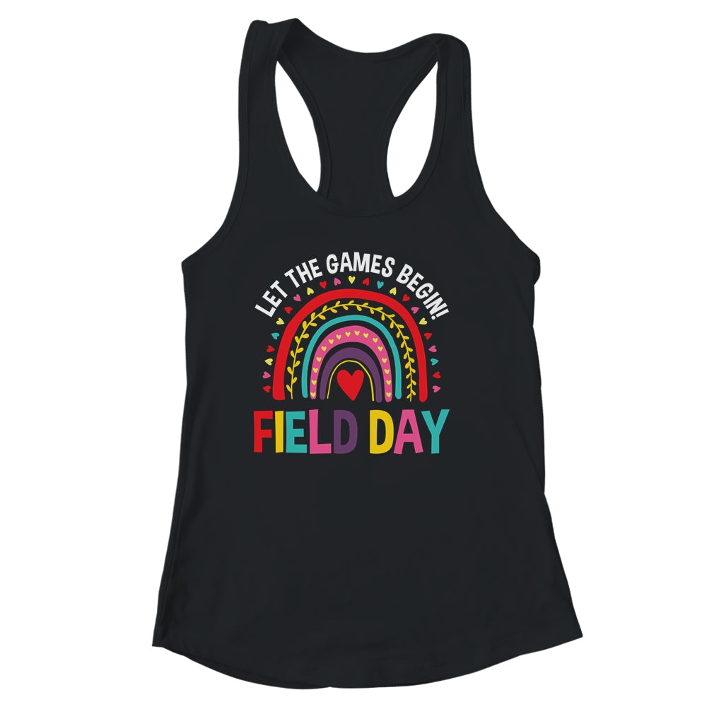 Field Day Let The Games Begin Colors Rainbow Girls Teachers Shirt & Tank Top | siriusteestore