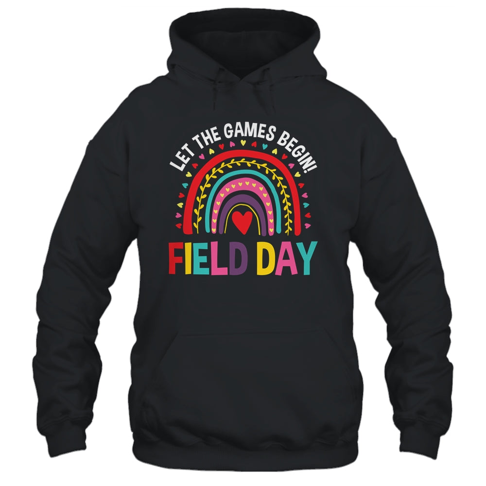 Field Day Let The Games Begin Colors Rainbow Girls Teachers Shirt & Tank Top | siriusteestore