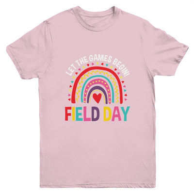 Field Day Let The Games Begin Colors Rainbow Girls Teachers Youth Shirt | siriusteestore