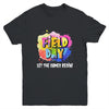 Field Day School Rainbow Color Splash Let The Games Begin Youth Shirt | siriusteestore