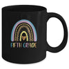 Fifth Grade Rainbow Leopard Girls Teacher Team 5th Grade Mug | siriusteestore
