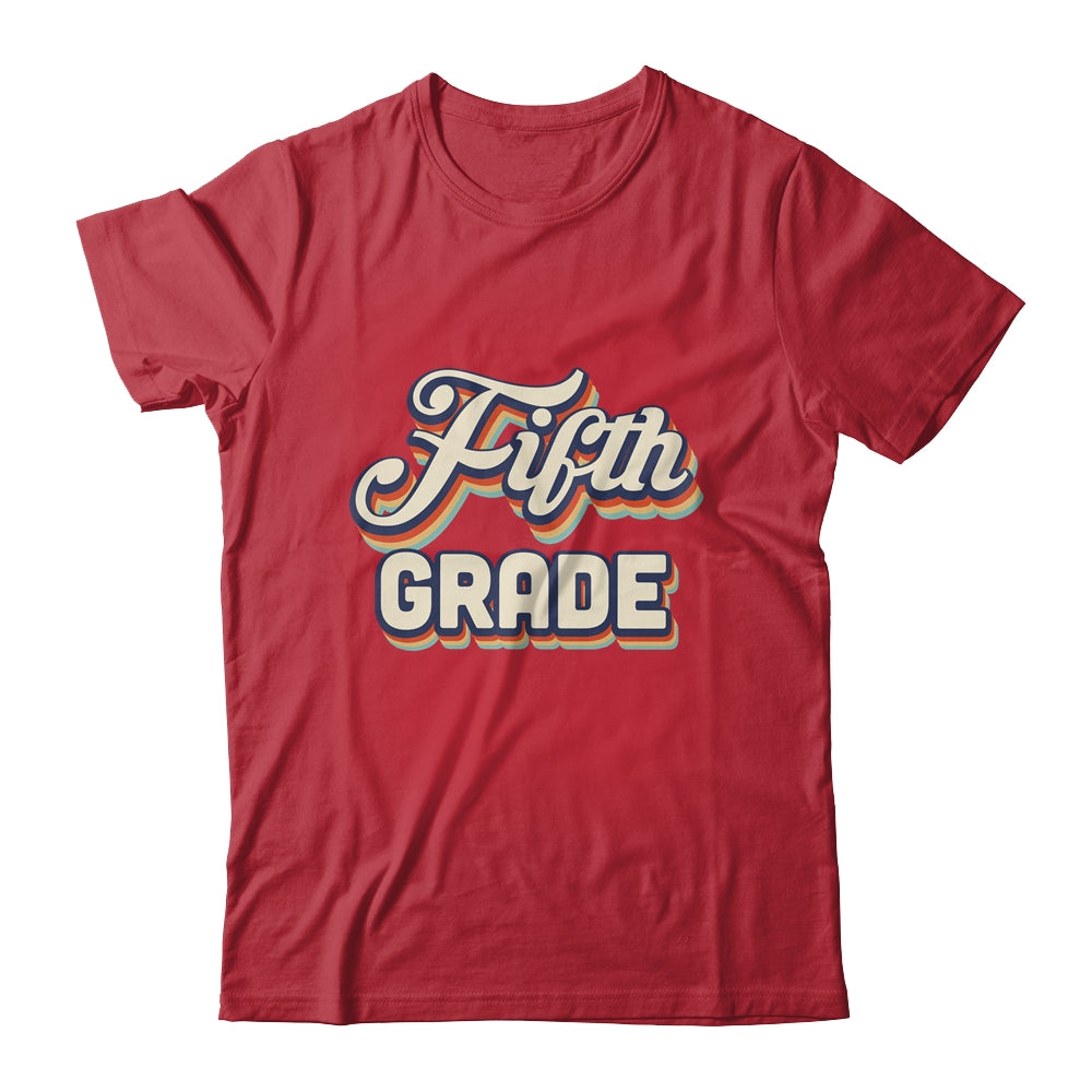 Fifth Grade Teacher Retro Vintage 5th Grade Teacher Team Shirt & Hoodie | siriusteestore