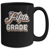Fifth Grade Teacher Retro Vintage 5th Grade Teacher Team Mug | siriusteestore