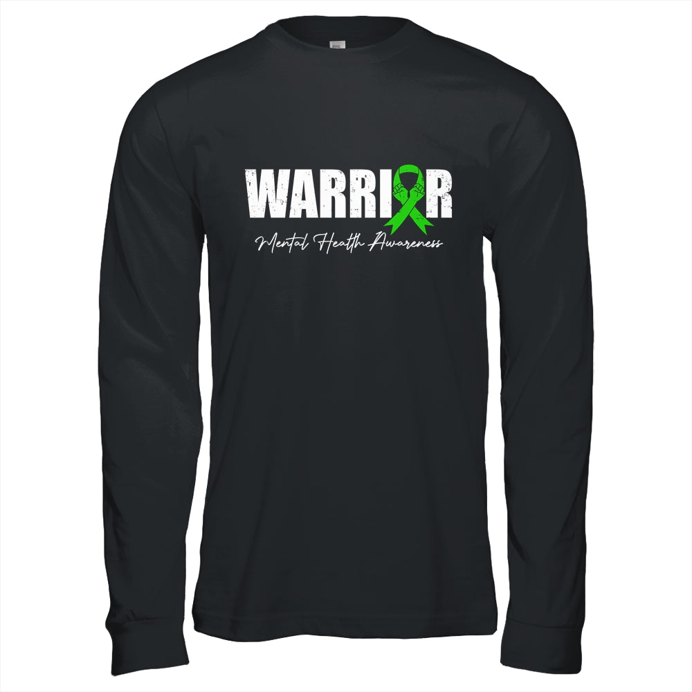 Fight the Stigma Mental Health Awareness Green Warrior Shirt & Hoodie | siriusteestore