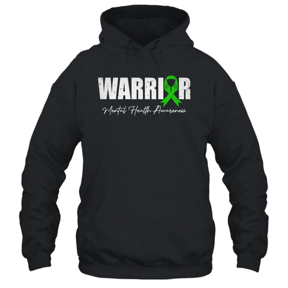Fight the Stigma Mental Health Awareness Green Warrior Shirt & Hoodie | siriusteestore
