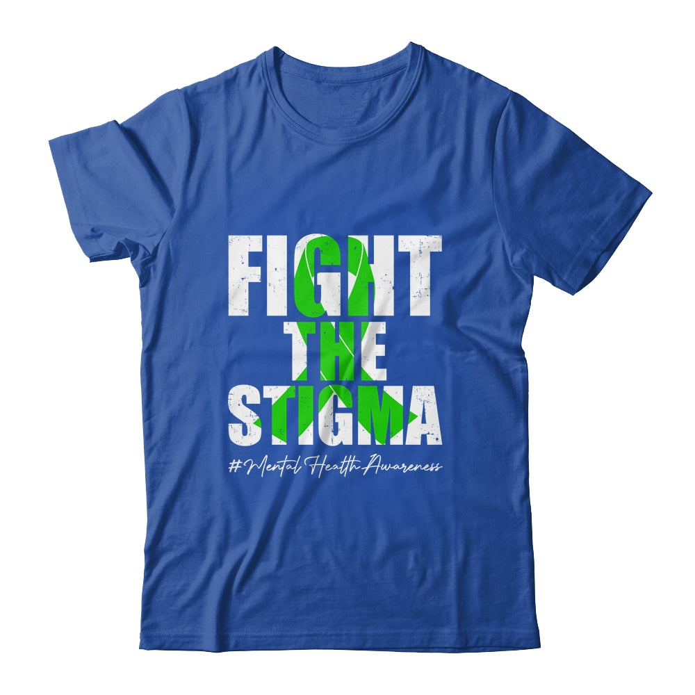 Fight the Stigma Mental Health Awareness Month Green Shirt & Hoodie | siriusteestore