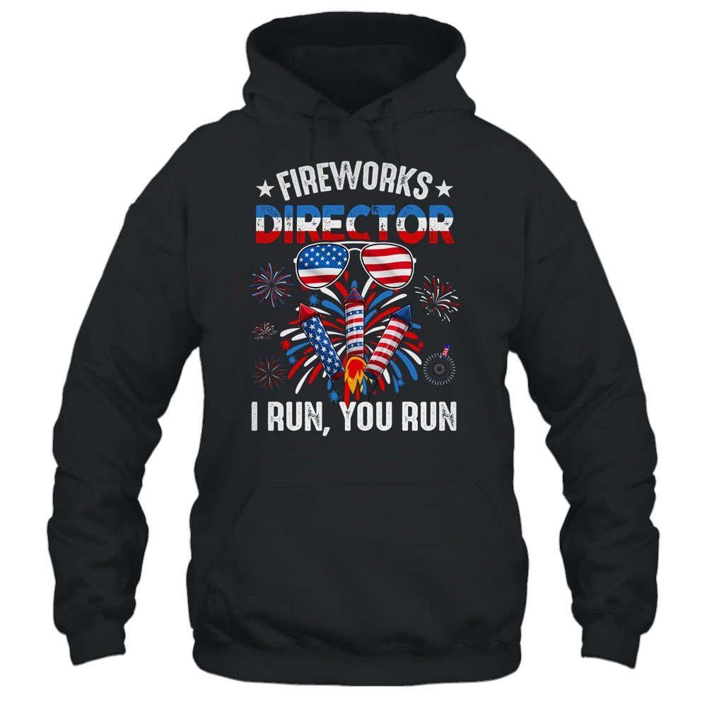 Fireworks Director If I Run You Run Funny 4th Of July Shirt & Tank Top | siriusteestore