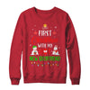 First Christmas With My Hot New Boyfriend Funny Couple Gift Shirt & Sweatshirt | siriusteestore