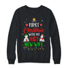 First Christmas With My Hot New Wife Funny Couple Gift Shirt & Sweatshirt | siriusteestore