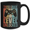 First Day Of 3rd Grade Level Unlocked Back To School Kids  Mug | siriusteestore