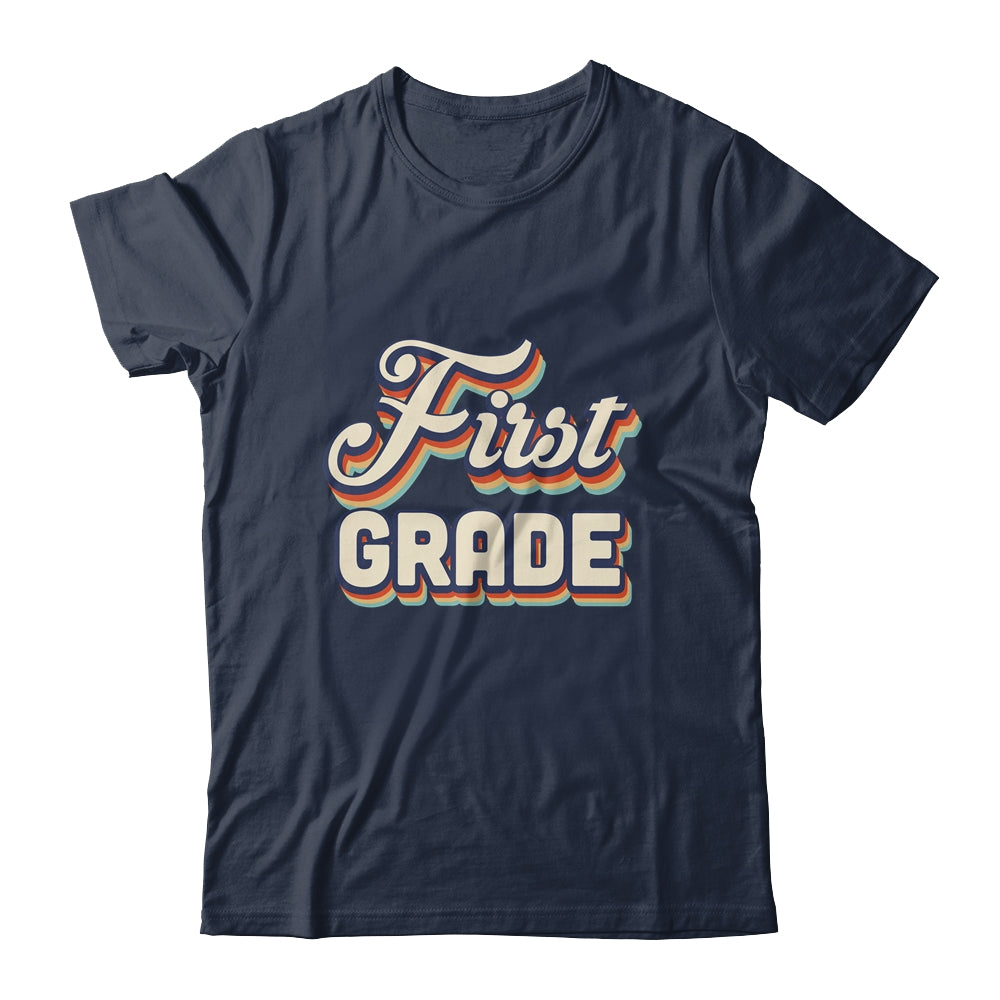 First Grade Teacher Retro Vintage 1st Grade Teacher Team Shirt & Hoodie | siriusteestore