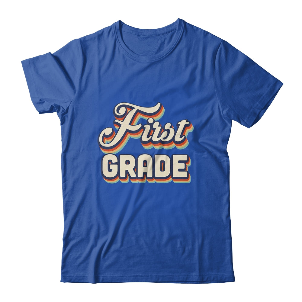 First Grade Teacher Retro Vintage 1st Grade Teacher Team Shirt & Hoodie | siriusteestore
