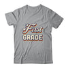 First Grade Teacher Retro Vintage 1st Grade Teacher Team Shirt & Hoodie | siriusteestore