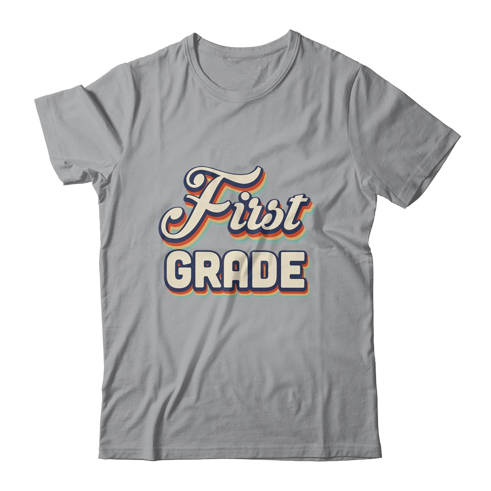 First Grade Teacher Retro Vintage 1st Grade Teacher Team Shirt & Hoodie | siriusteestore