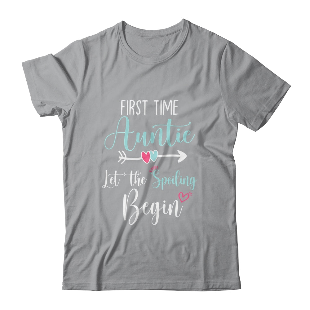 First Time Auntie Let the Spoiling Begin New 1st Time Shirt & Tank Top | siriusteestore