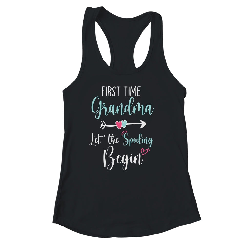 First Time Grandma Let the Spoiling Begin New 1st Time Shirt & Tank Top | siriusteestore