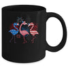 Flamingo 4th Of July American Flag Flamingo Independence Mug | siriusteestore