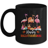 Flamingo Halloween Merry Christmas Happy Hallothanksmas Mug | siriusteestore