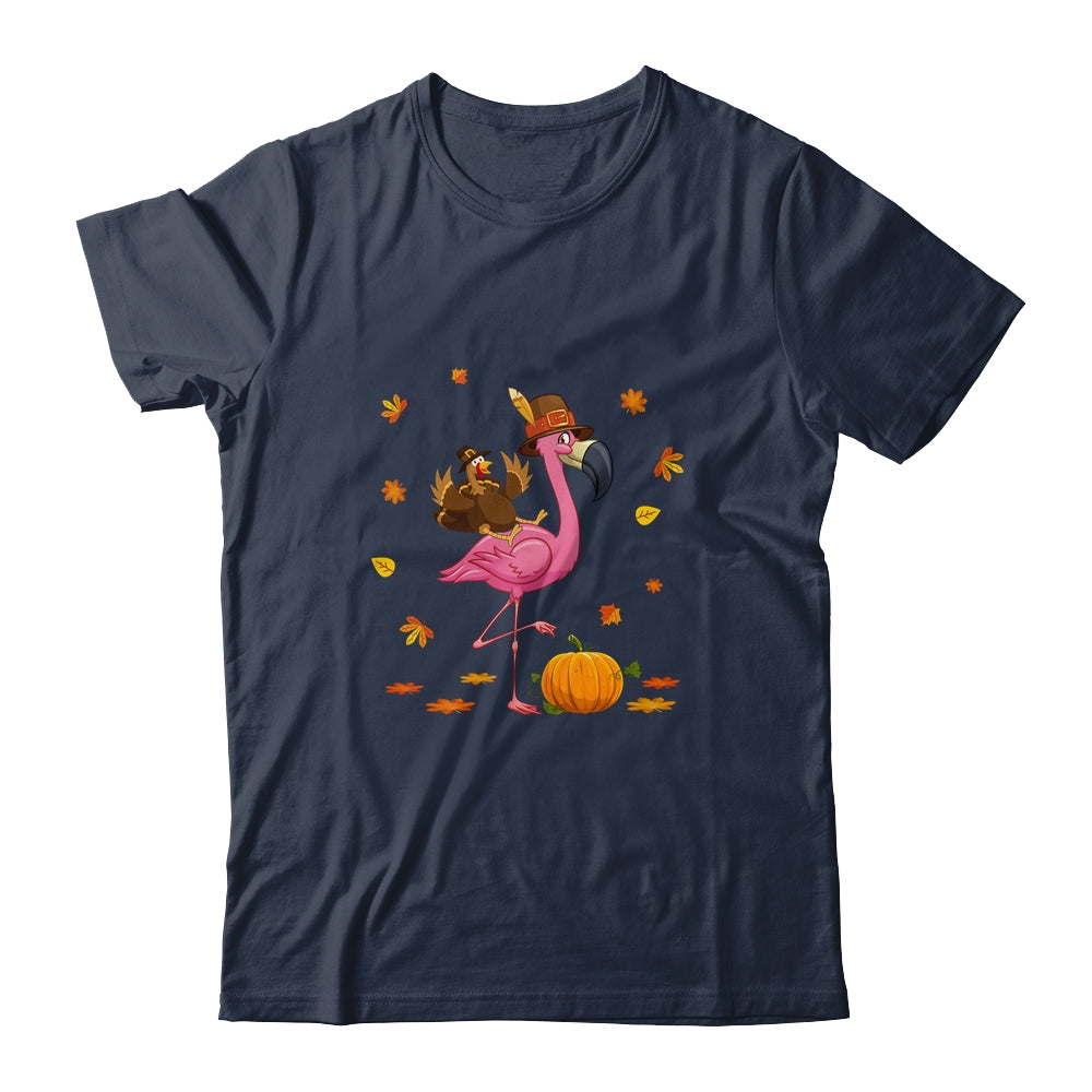 Flamingo Thanksgiving Pumpkin Halloween Shirt & Hoodie | siriusteestore