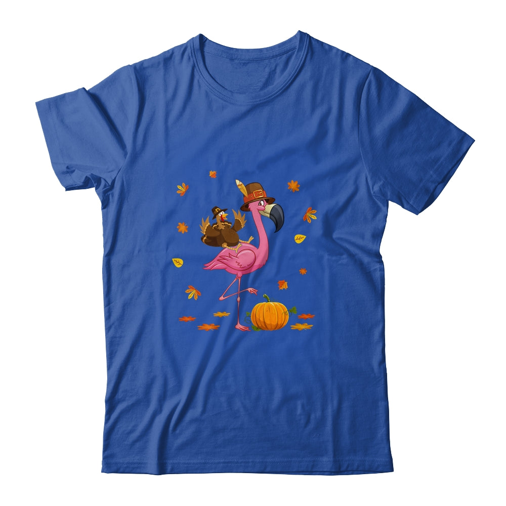 Flamingo Thanksgiving Pumpkin Halloween Shirt & Hoodie | siriusteestore