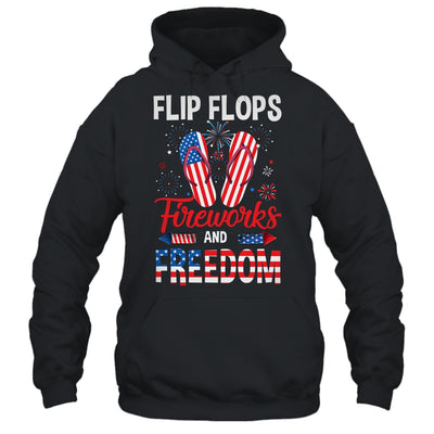 Flip Flop Fireworks And Freedom Independence Day July of 4th Shirt & Tank Top | siriusteestore