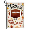 Football And Fall Y'all Flag Thanksgiving Seasonal Holiday | siriusteestore
