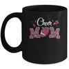 Football Cheer Mom Pink Leopard Breast Cancer Awareness Mug | siriusteestore
