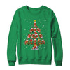 Football Christmas Tree Santa Pickleball X Mas Lights Shirt & Sweatshirt | siriusteestore