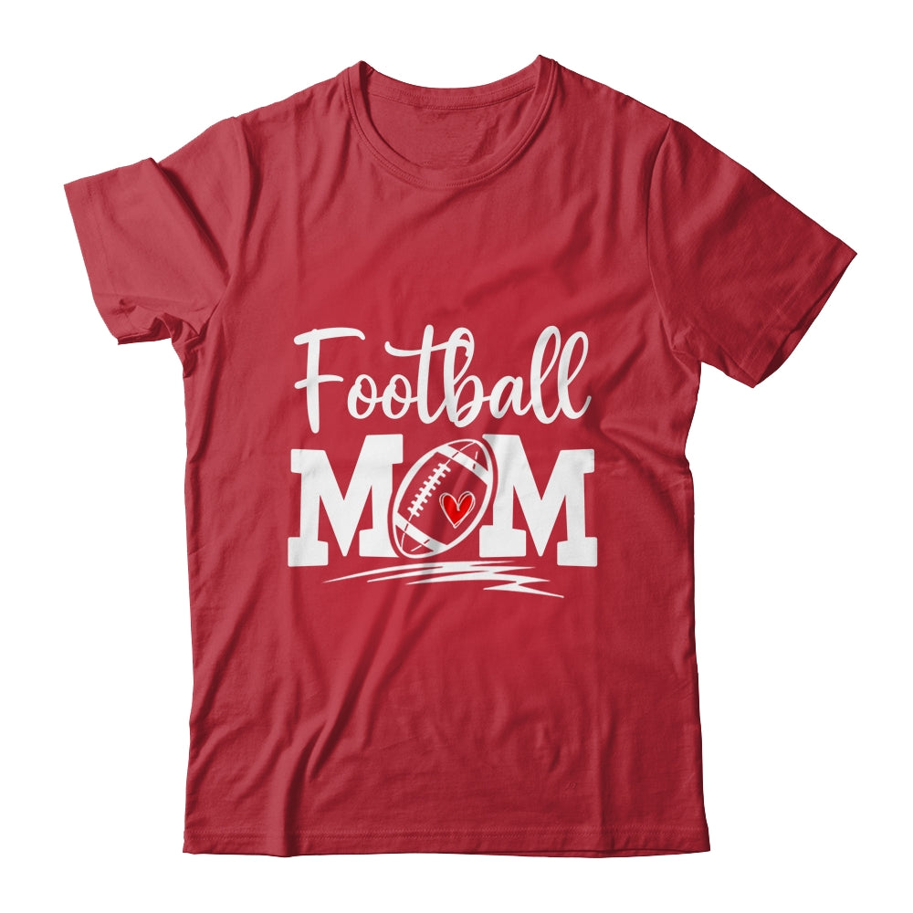 Football Mom Leopard Football Love Player Shirt & Tank Top | siriusteestore
