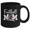 Football Mom Leopard Football Love Player Mug | siriusteestore