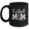 Football Mom Leopard Football Love Player Mug | siriusteestore