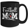 Football Mom Leopard Football Love Player Mug | siriusteestore
