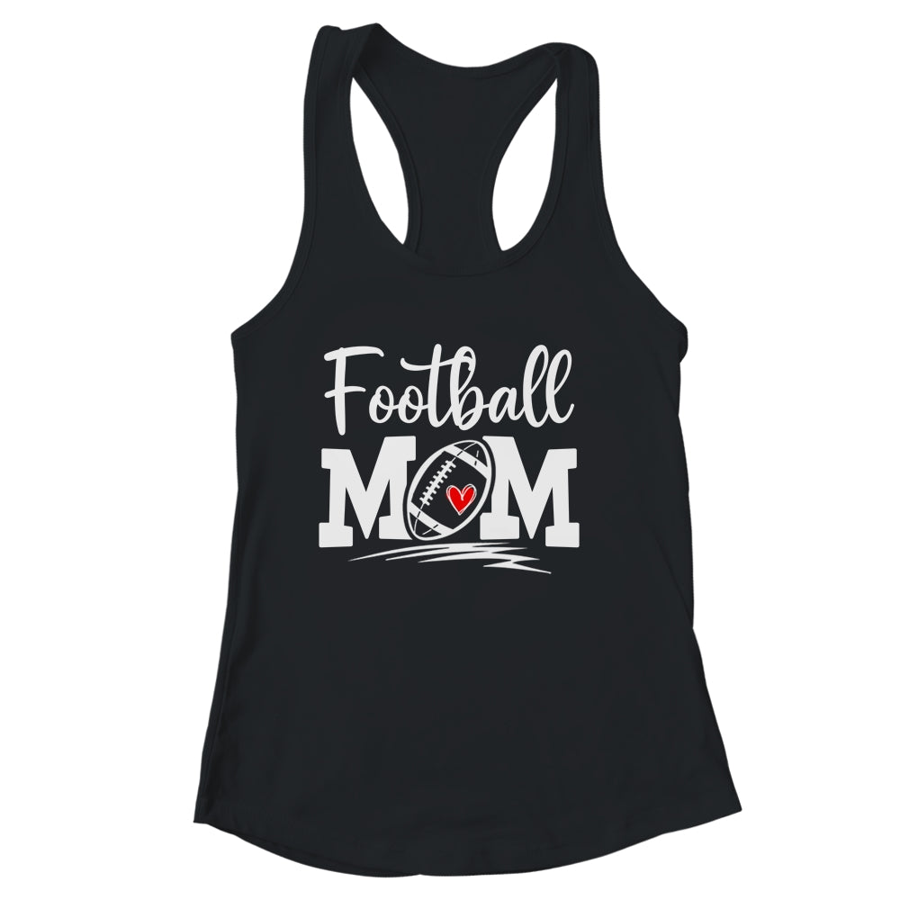 Football Mom Leopard Football Love Player Shirt & Tank Top | siriusteestore