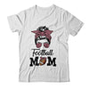 Football Mom Life Messy Bun Women Football Season Shirt & Hoodie | siriusteestore