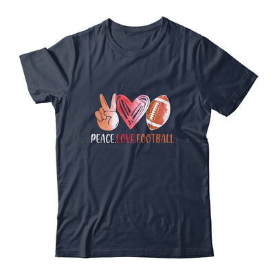 Football Player Girls Peace Love Football Women Shirt & Tank Top | siriusteestore