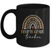 Fourth Grade Teacher Leopard Rainbow Teacher Team 4th Grade Mug | siriusteestore