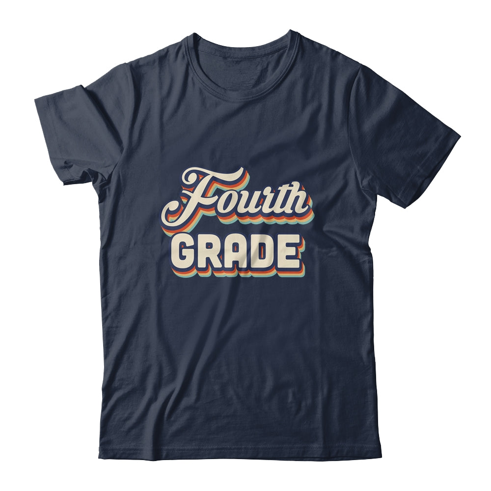 Fourth Grade Teacher Retro Vintage 4th Grade Teacher Team Shirt & Hoodie | siriusteestore