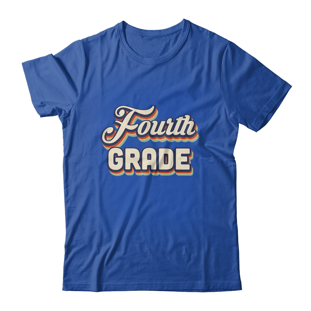 Fourth Grade Teacher Retro Vintage 4th Grade Teacher Team Shirt & Hoodie | siriusteestore