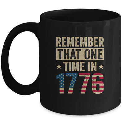 Fourth Of July Remember 1776 Funny American History USA Mug | siriusteestore