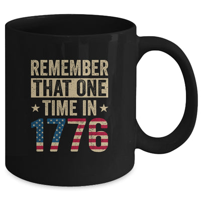 Fourth Of July Remember 1776 Funny American History USA Mug | siriusteestore