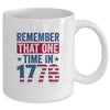 Fourth Of July Remember 1776 Funny USA American History Mug | siriusteestore