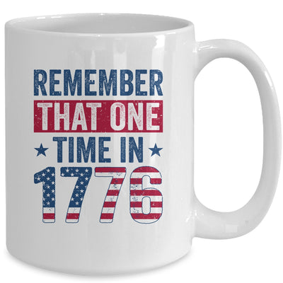 Fourth Of July Remember 1776 Funny USA American History Mug | siriusteestore