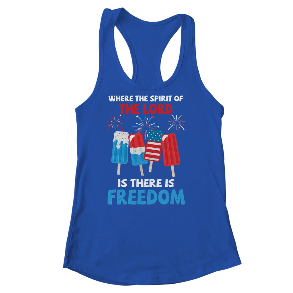 Fourth Of July Where The Spirit Of The Lord Is Iced Cream Shirt & Tank Top | siriusteestore