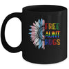 Free Aunt Hugs LGBT LGBTQ Gay Pride Rainbow Sunflower Mug | siriusteestore