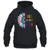 Free Aunt Hugs LGBT LGBTQ Gay Pride Rainbow Sunflower Shirt & Tank Top | siriusteestore